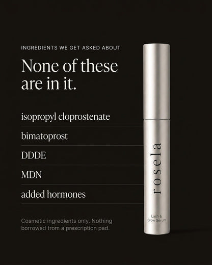 Formulated without isopropyl cloprostenate, bimatoprost, DDDE, MDN or added hormones